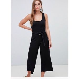 Jumpsuit with belt